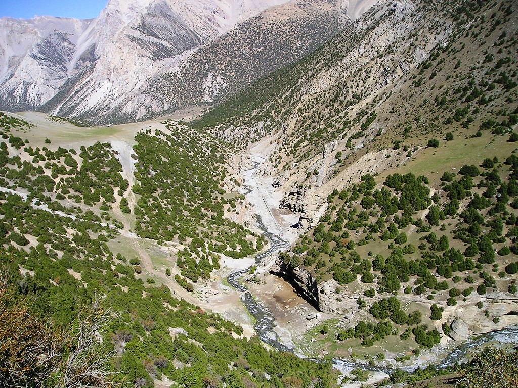 Алаудинское ущелье, Хайдаркан, Памиро-Алай, Южная Киргизия